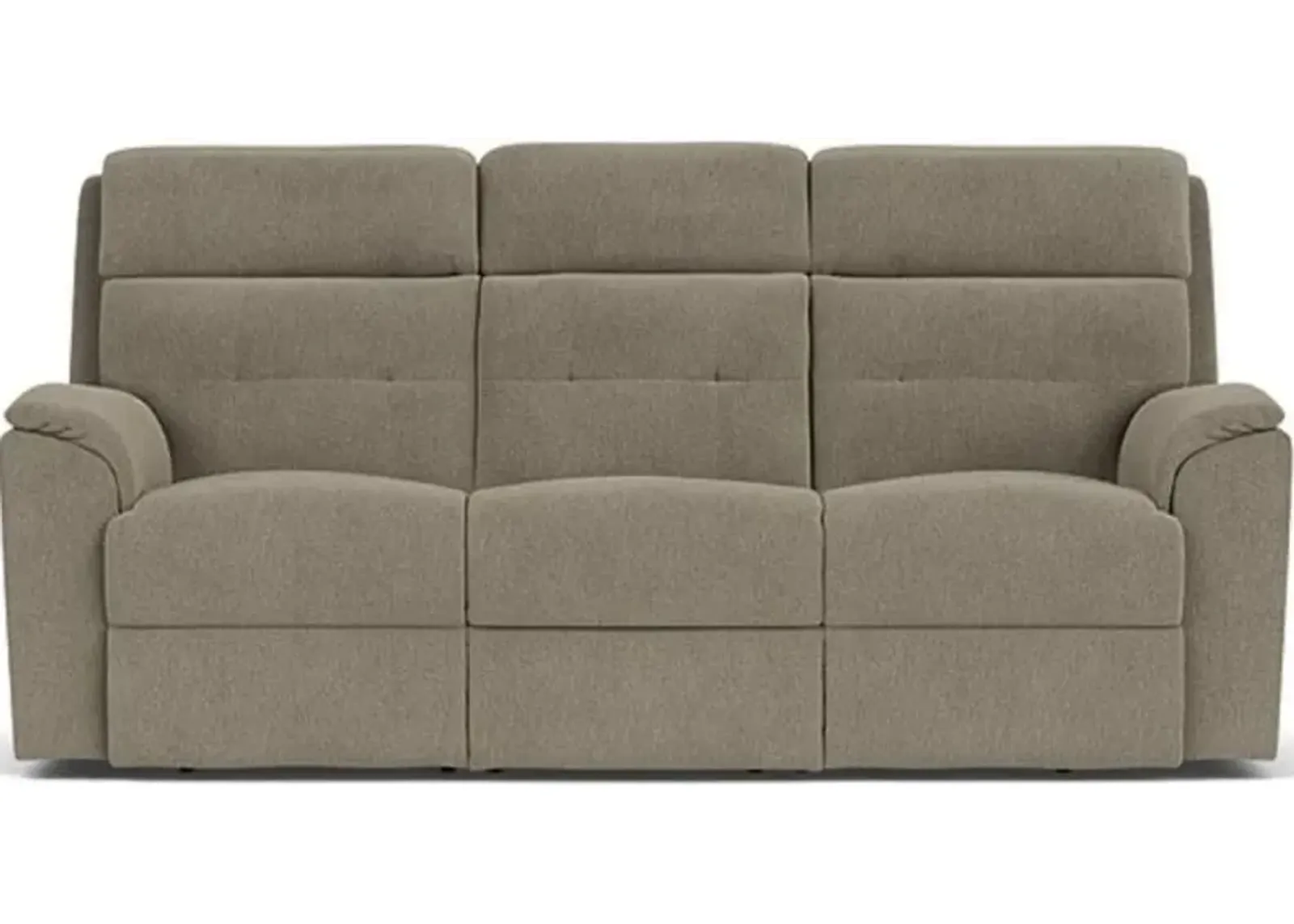 Flexsteel Mason Gray Dove Reclining Sofa