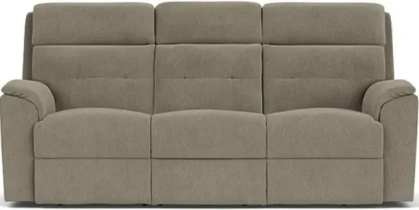 Flexsteel Mason Gray Dove Reclining Sofa