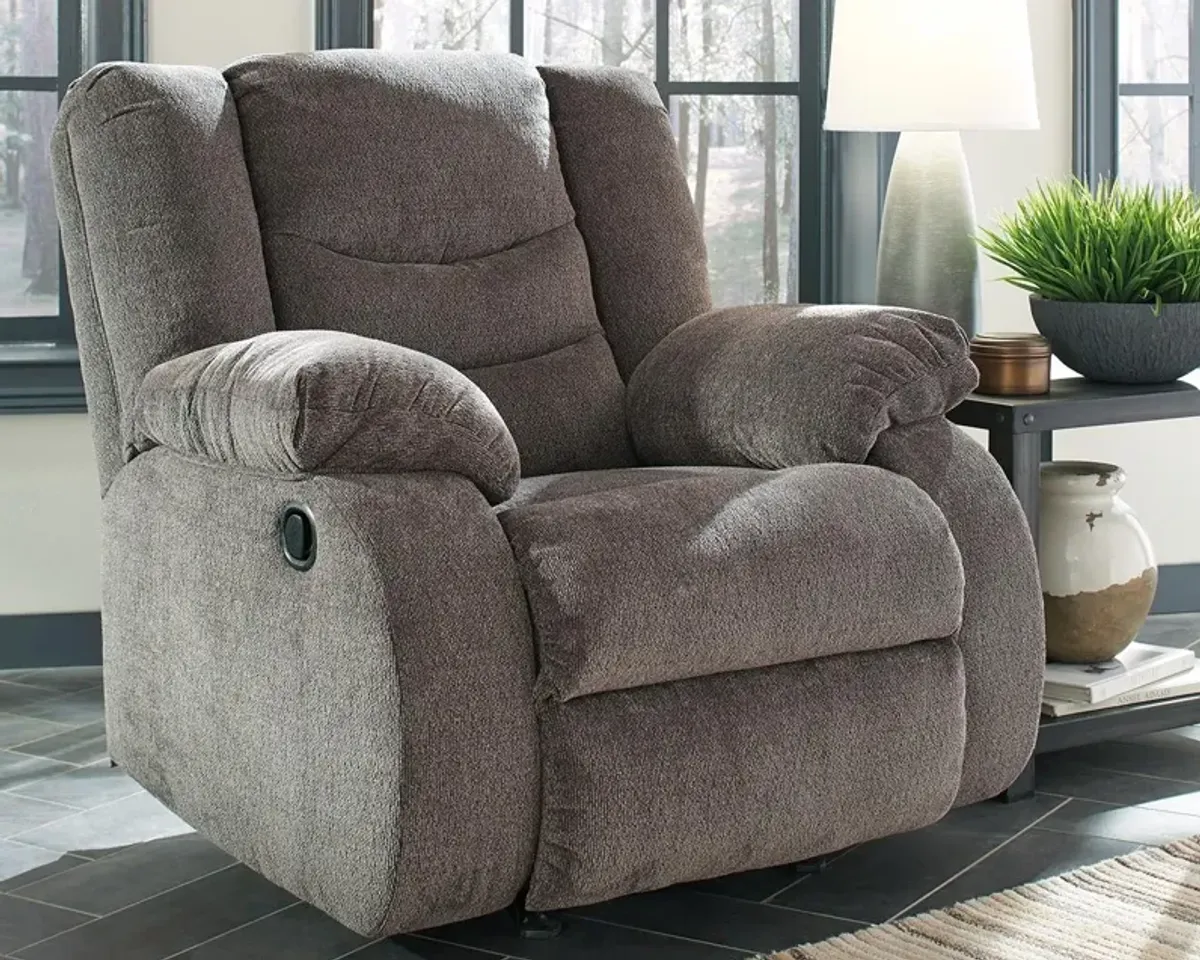 Ashley Tulen Gray Rocker Recliner