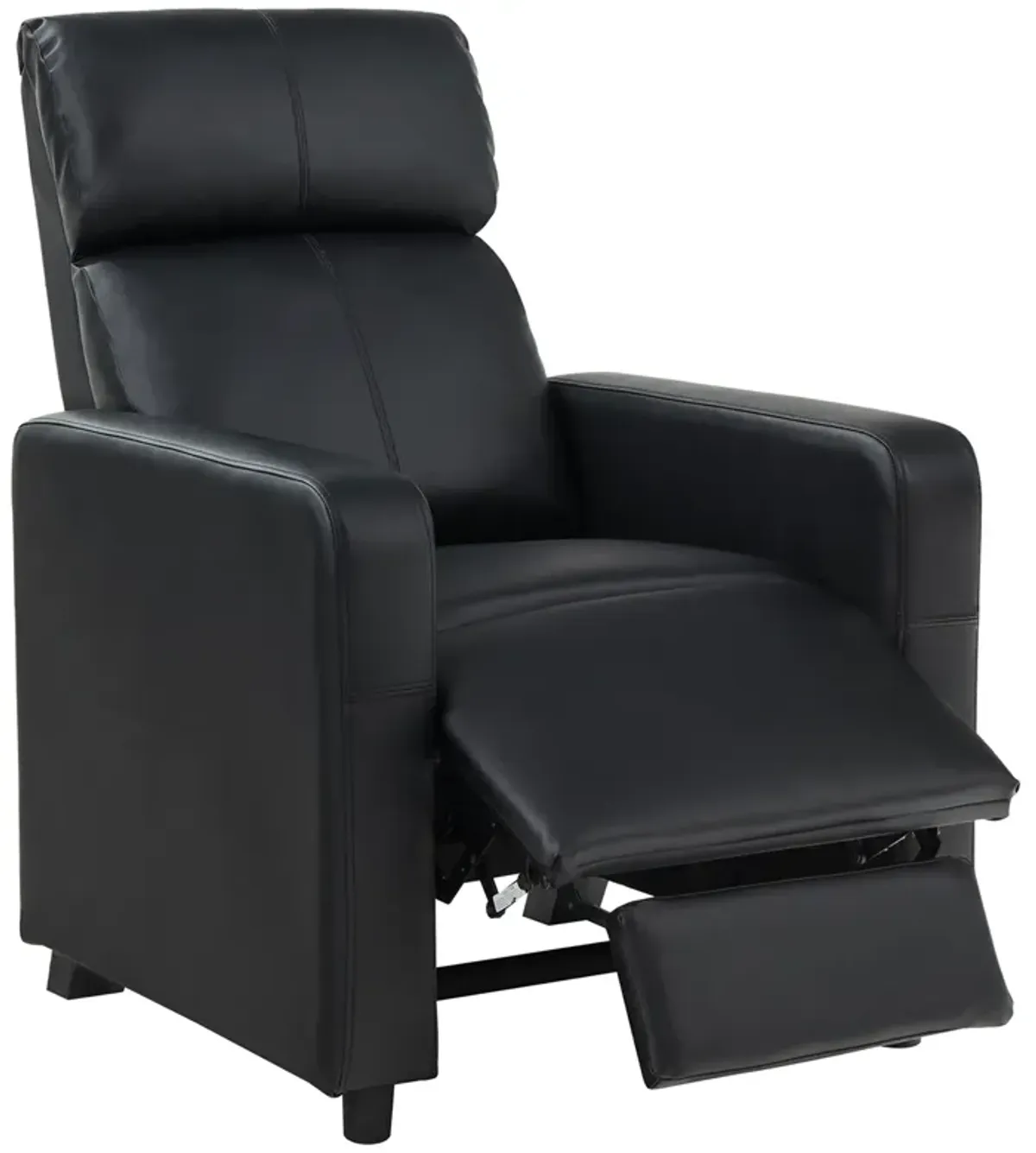 Coaster Toohey Upholstered Home Theater Push Back Recliner Black