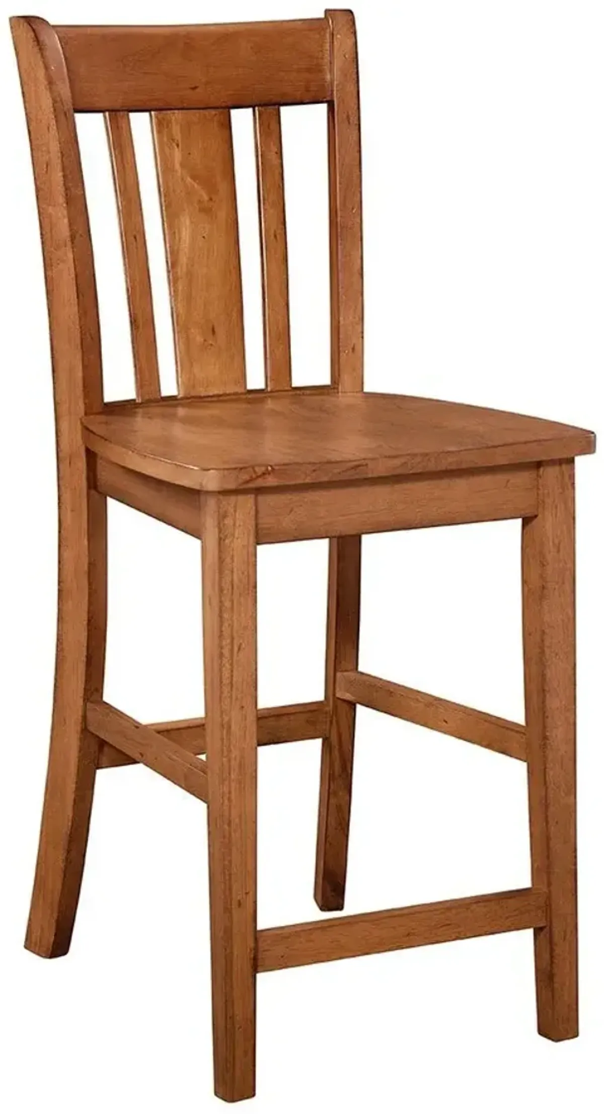 John Thomas Dining Essentials San Remo Wood Stool in Bourbon Oak