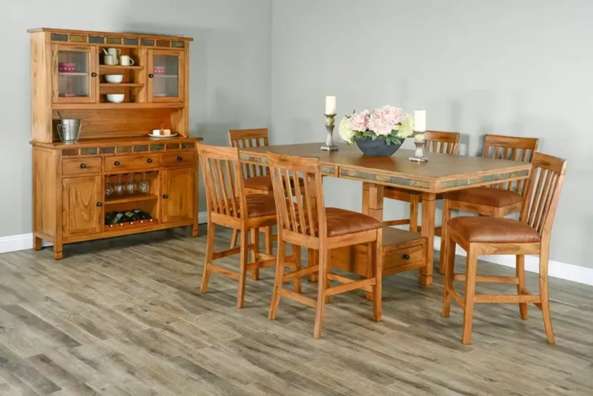 Sunny Designs Sedona Rustic Oak Dining Table