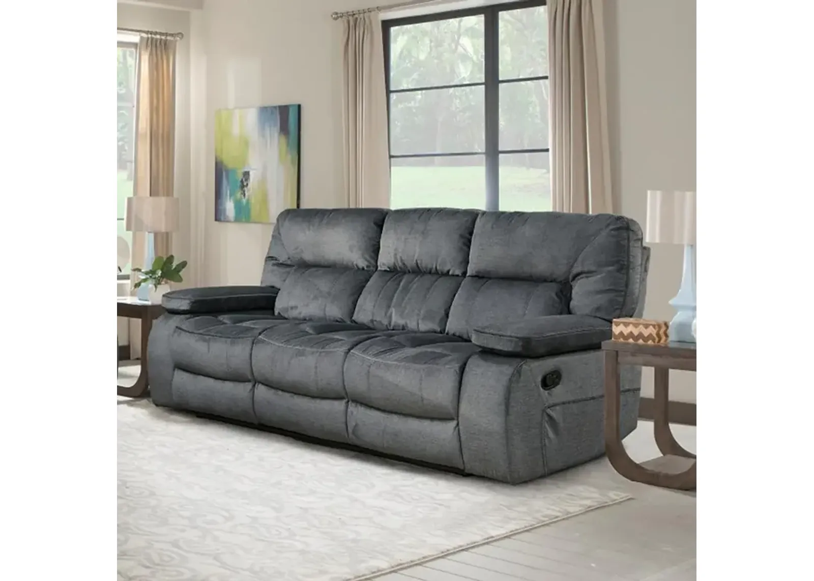 Parker House Chapman Collection Power Reclining Sofa in Polo Color