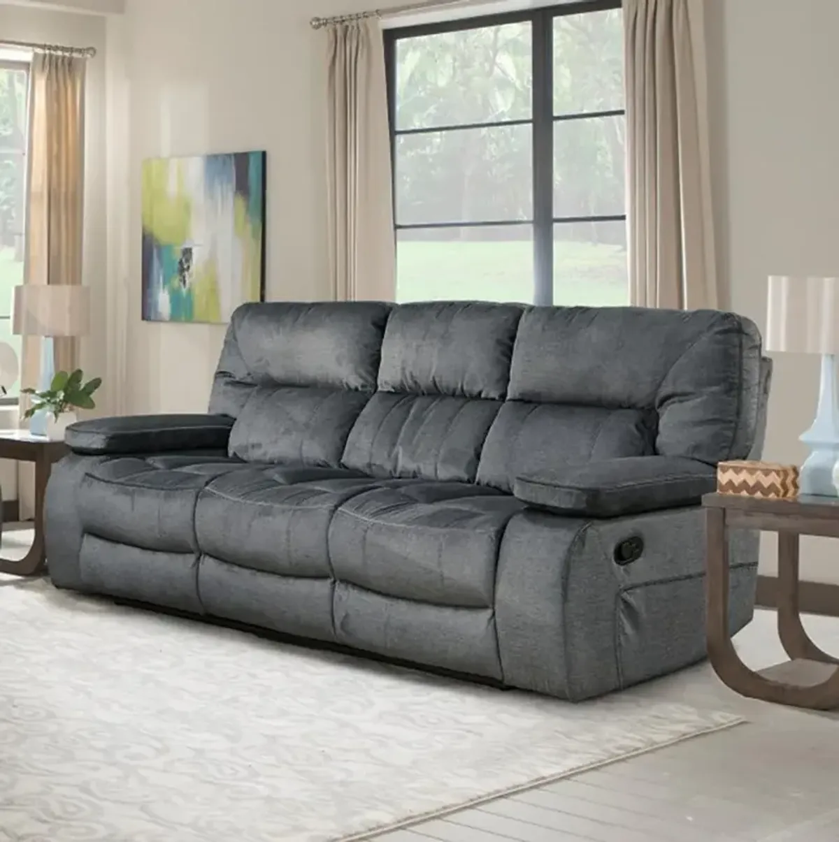 Parker House Chapman Collection Power Reclining Sofa in Polo Color