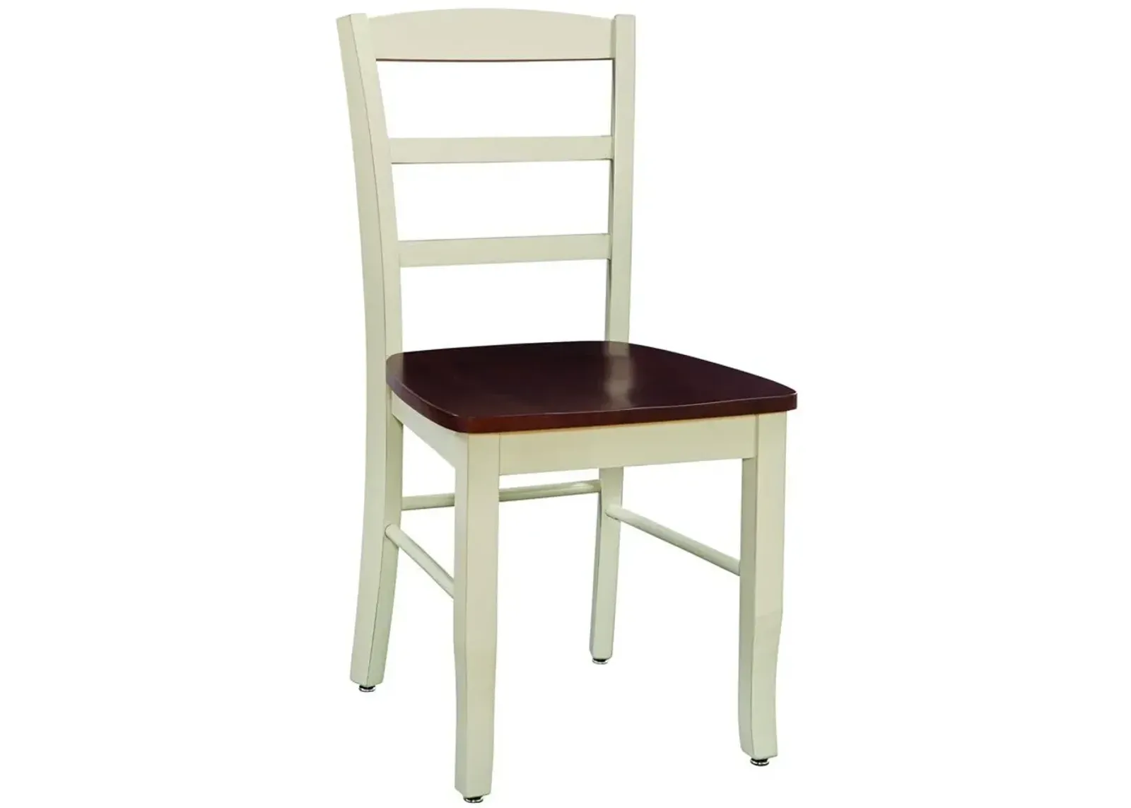 John Thomas Dining Essentials Madrid Wood Dining Chair in Espresso & Almond