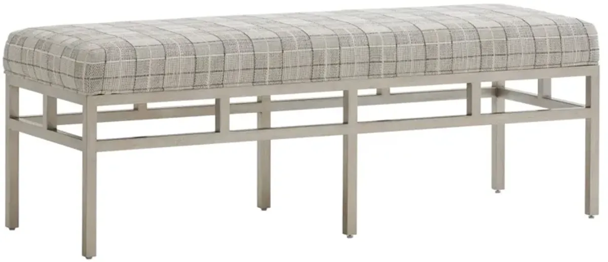 Barclay Butera Upholstery by Barclay Butera Lucca Metal Bench