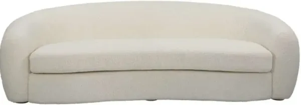 Uttermost Capra Off-White Barrel Sofa