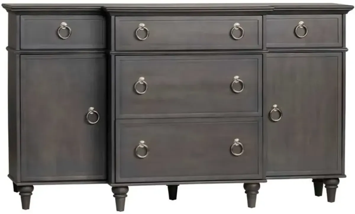 Crestview Galloway Smoke Grey Sideboard