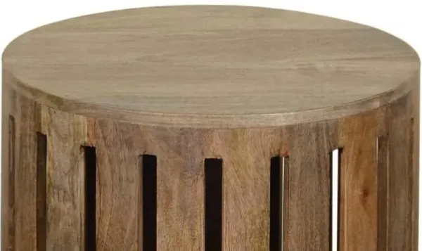 Crestview Oscar Brown Accent Table