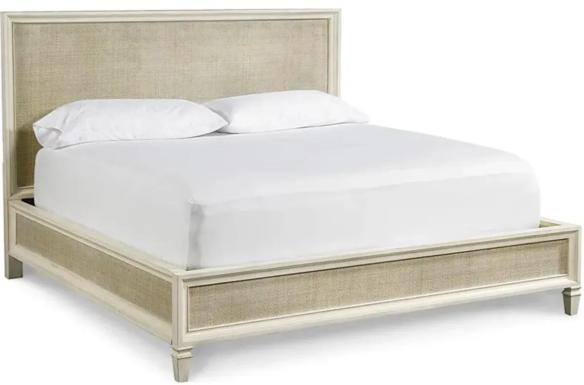 Universal Summer Hill Cotton Woven Accent King Bed