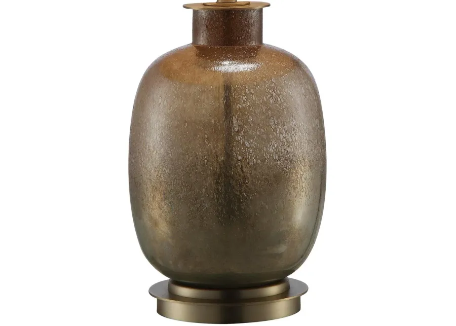 CHARLOTTE MASTIC BRONZE TABLE LAMP