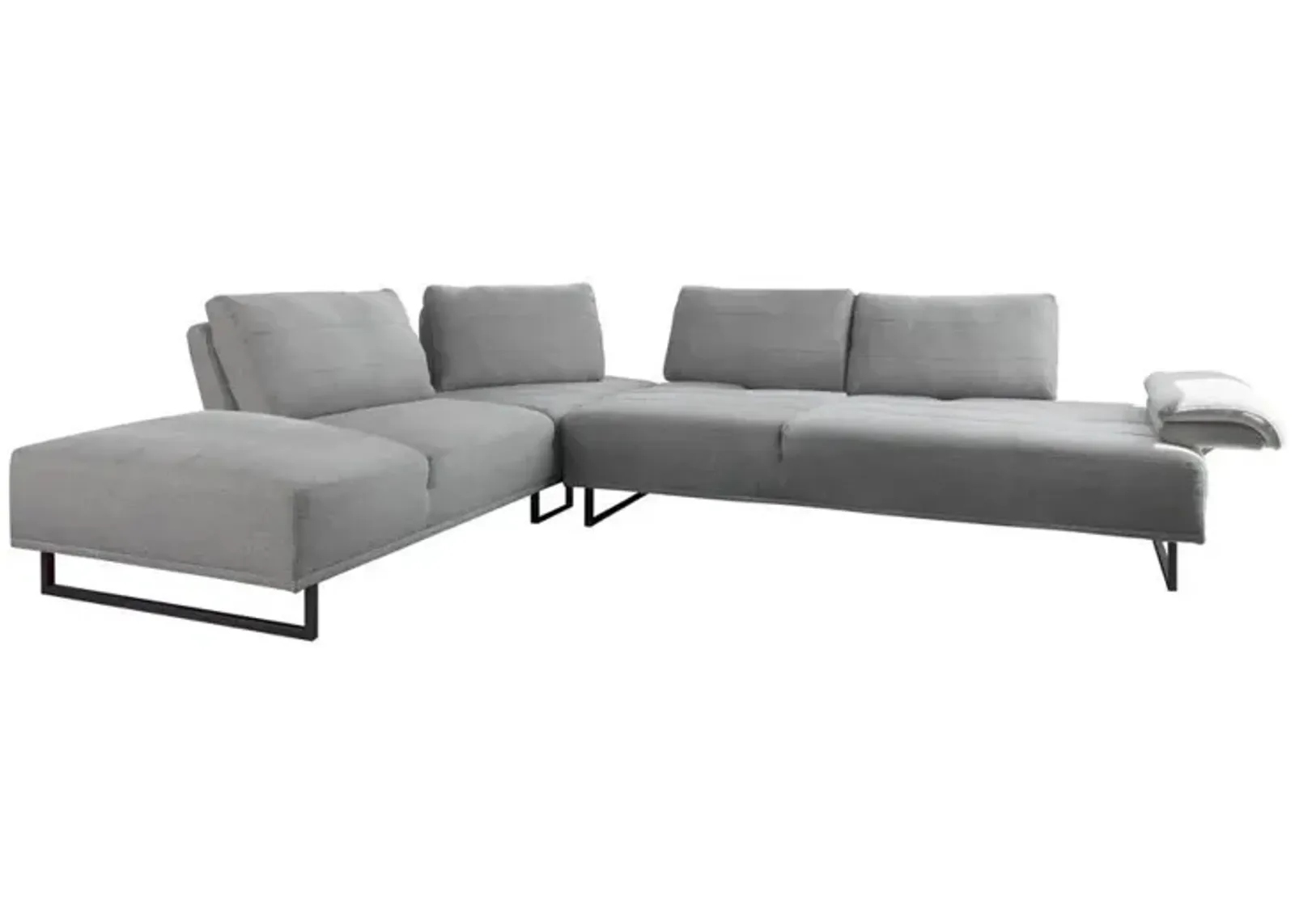 Coaster Arden Upholstered Sectional Sofa with Adjustable Back Taupe