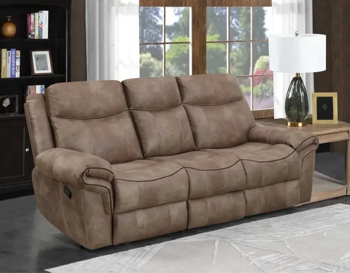 Steve Silver Nashville Manual Reclining Sofa with Drop-Down Console