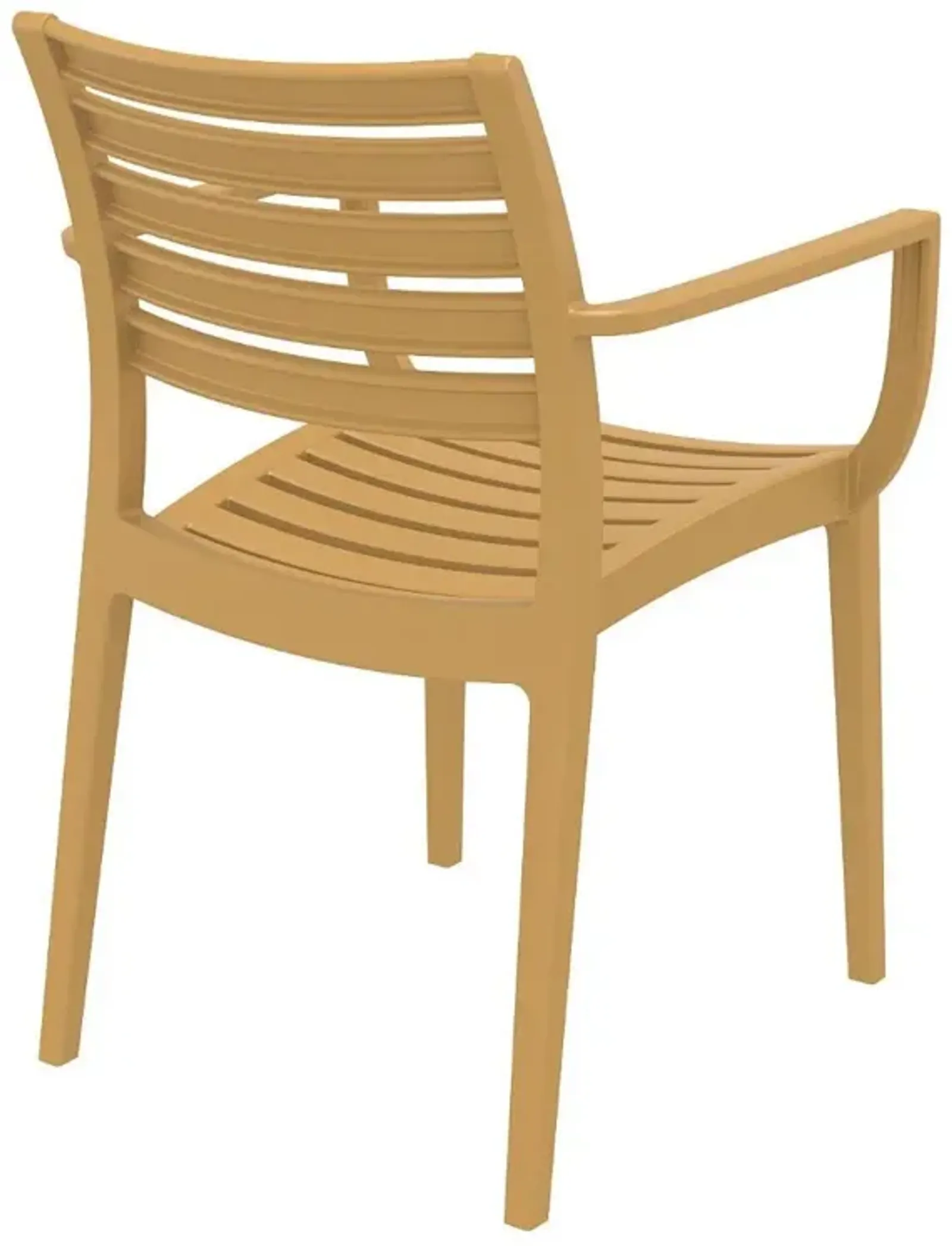 Compamia Artemis Outdoor Dining Arm Chair Teak Brown