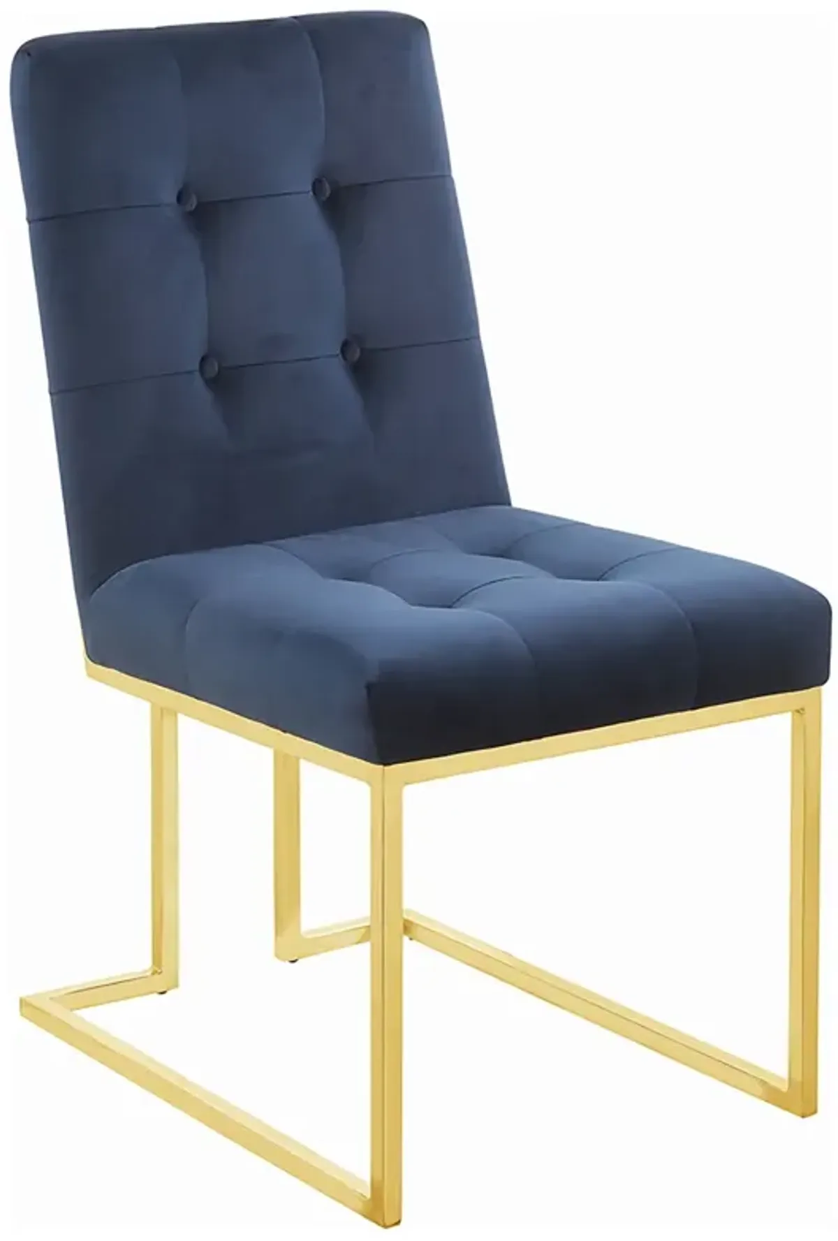 Coaster Cisco Velvet Upholstered Dining Side Chair Gold