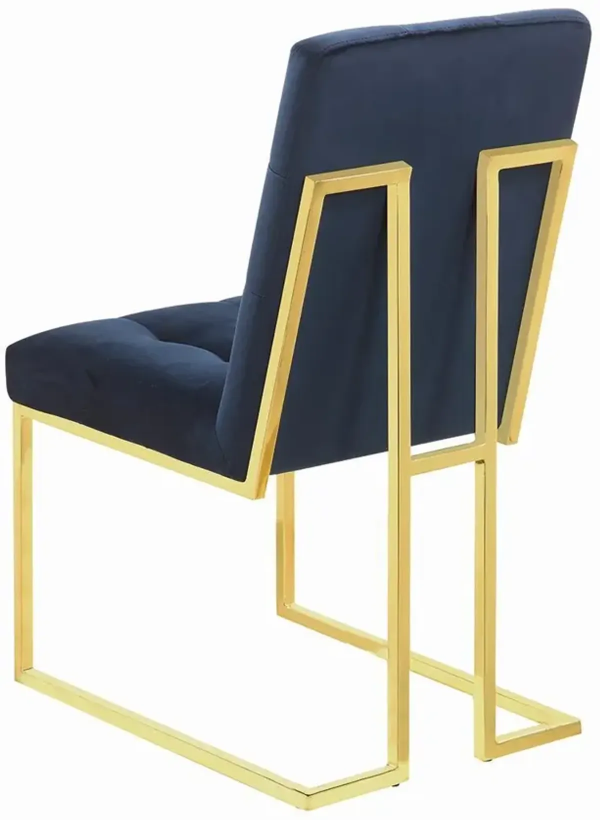 Coaster Cisco Velvet Upholstered Dining Side Chair Gold