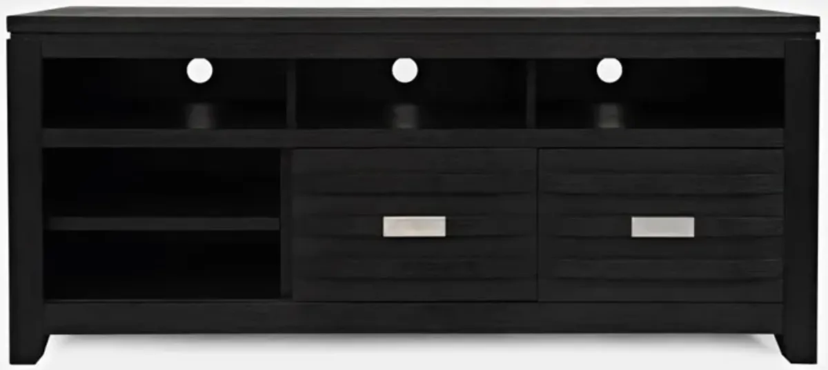 Jofran Altamonte 60 Inch Dark Charcoal Media Entertainment TV Stand