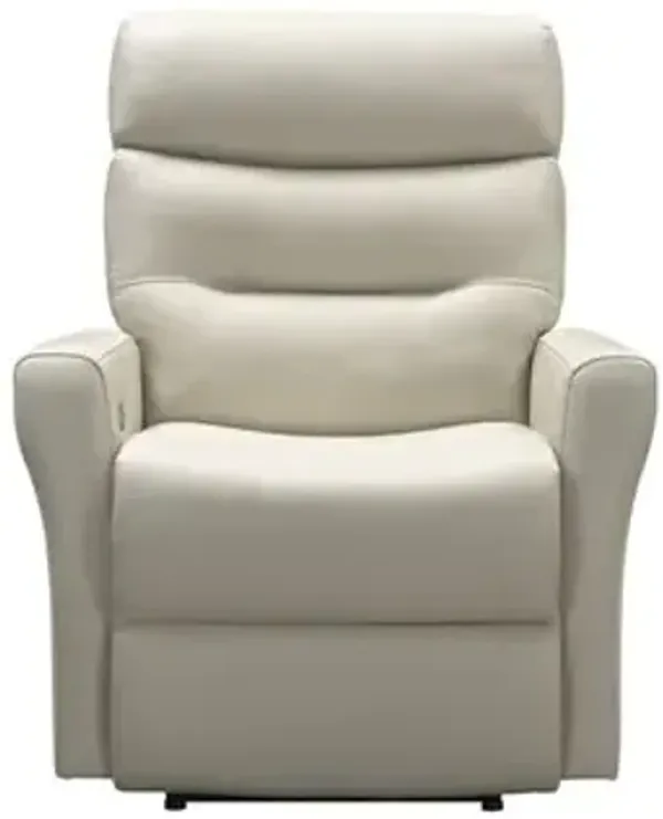 ENZO PWR RECLINER W/ PWR HEADREST IN CREAM (CONTAINER ONLY)