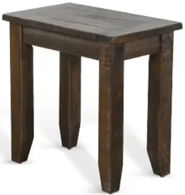 Sunny Designs Homestead Tobacco Leaf Chair Side Table