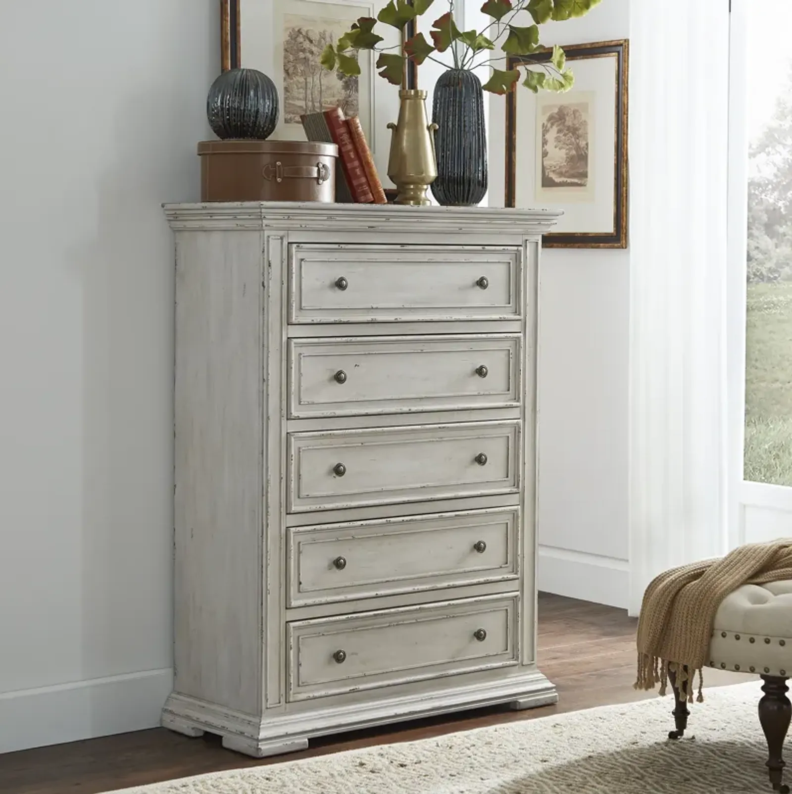 Liberty Furniture Big Valley Whitestone 5-Drawer Chest