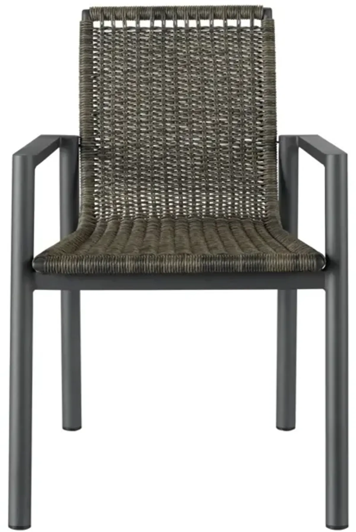 Universal Coastal Living Outdoor Panama Carbon/Gray Dining Chair