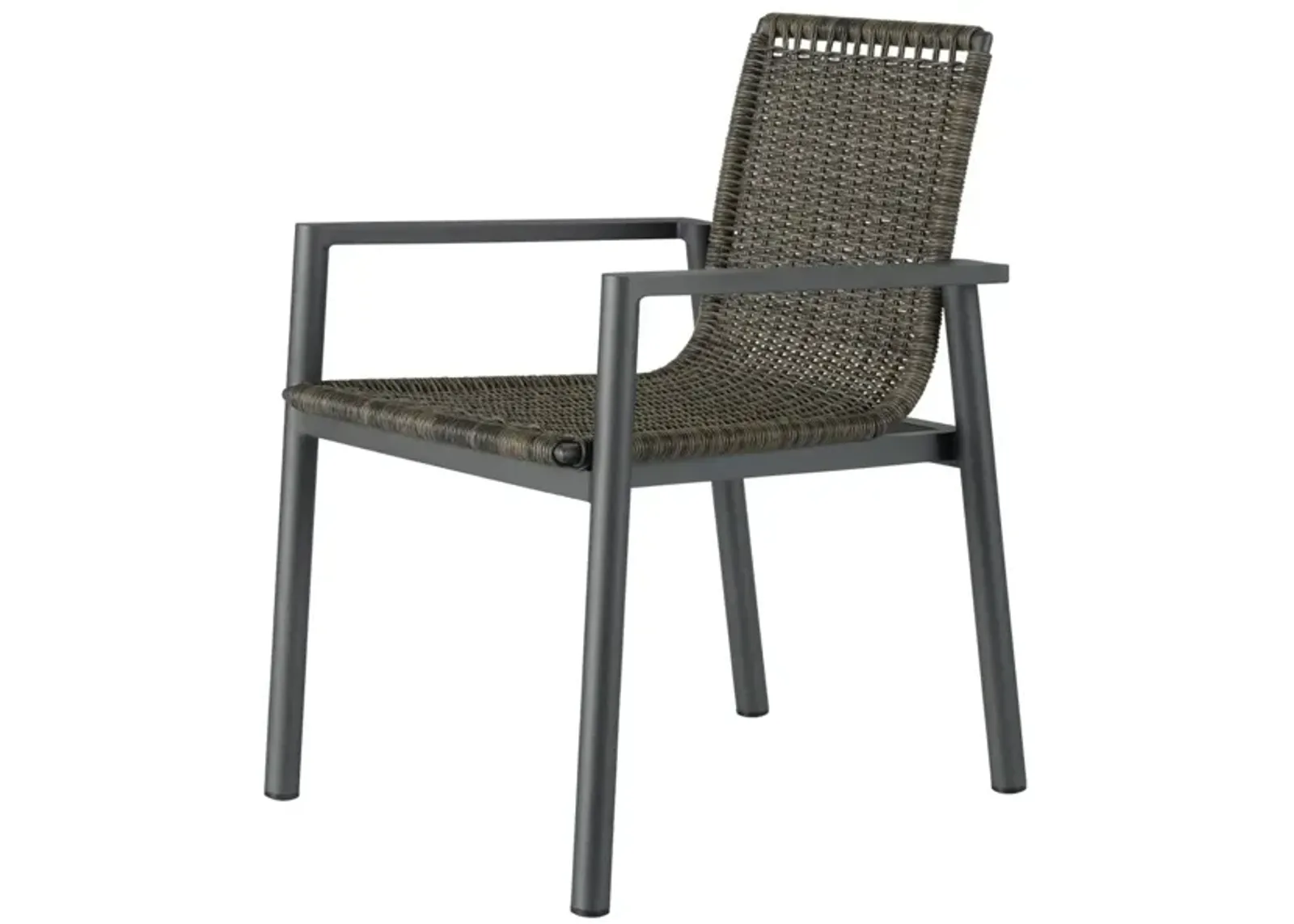 Universal Coastal Living Outdoor Panama Carbon/Gray Dining Chair