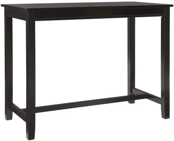 Linon 36 Inch Claridge Counter Height Pub Table Black