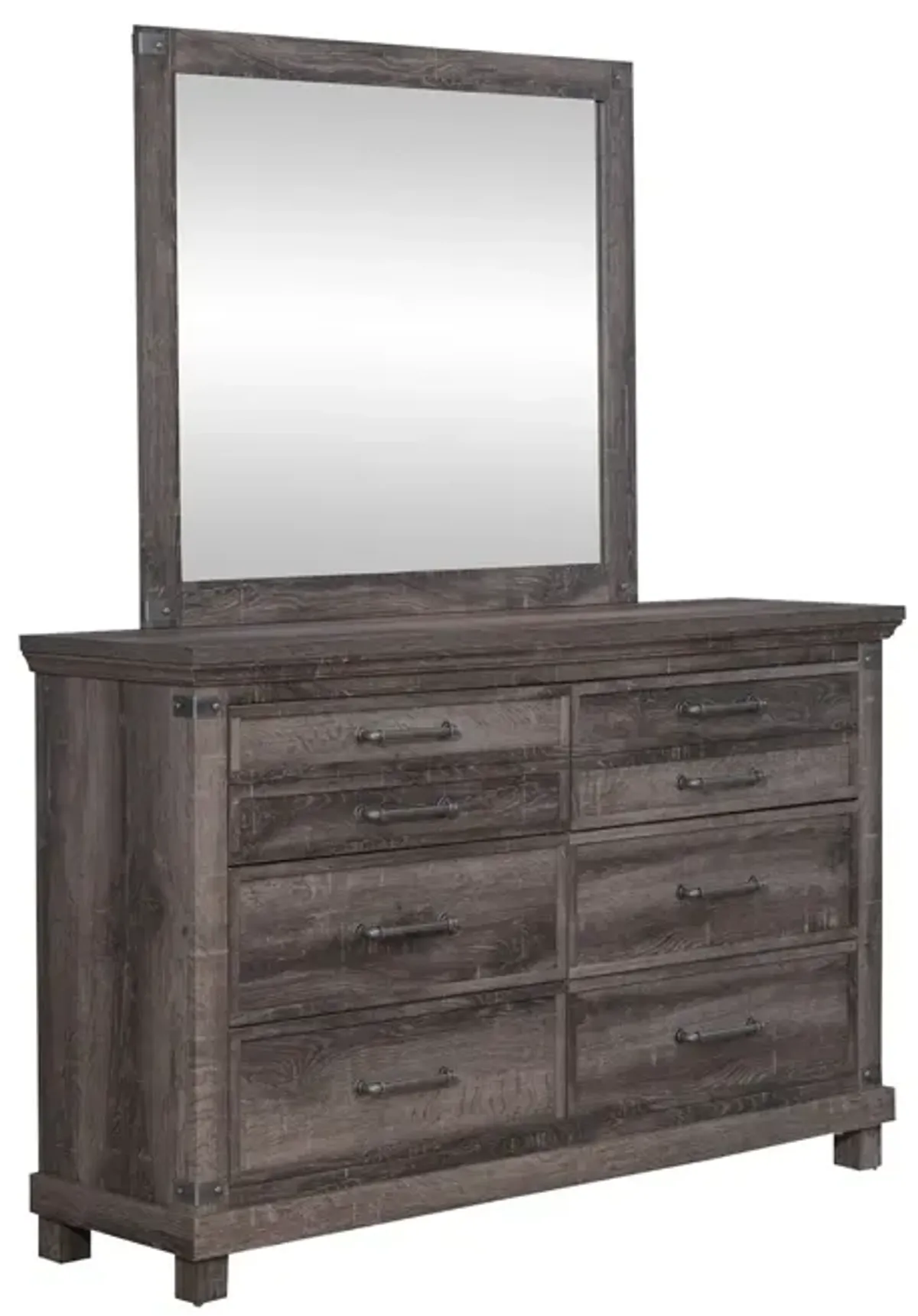 Liberty Furniture Lakeside Haven Brownstone Dresser & Mirror