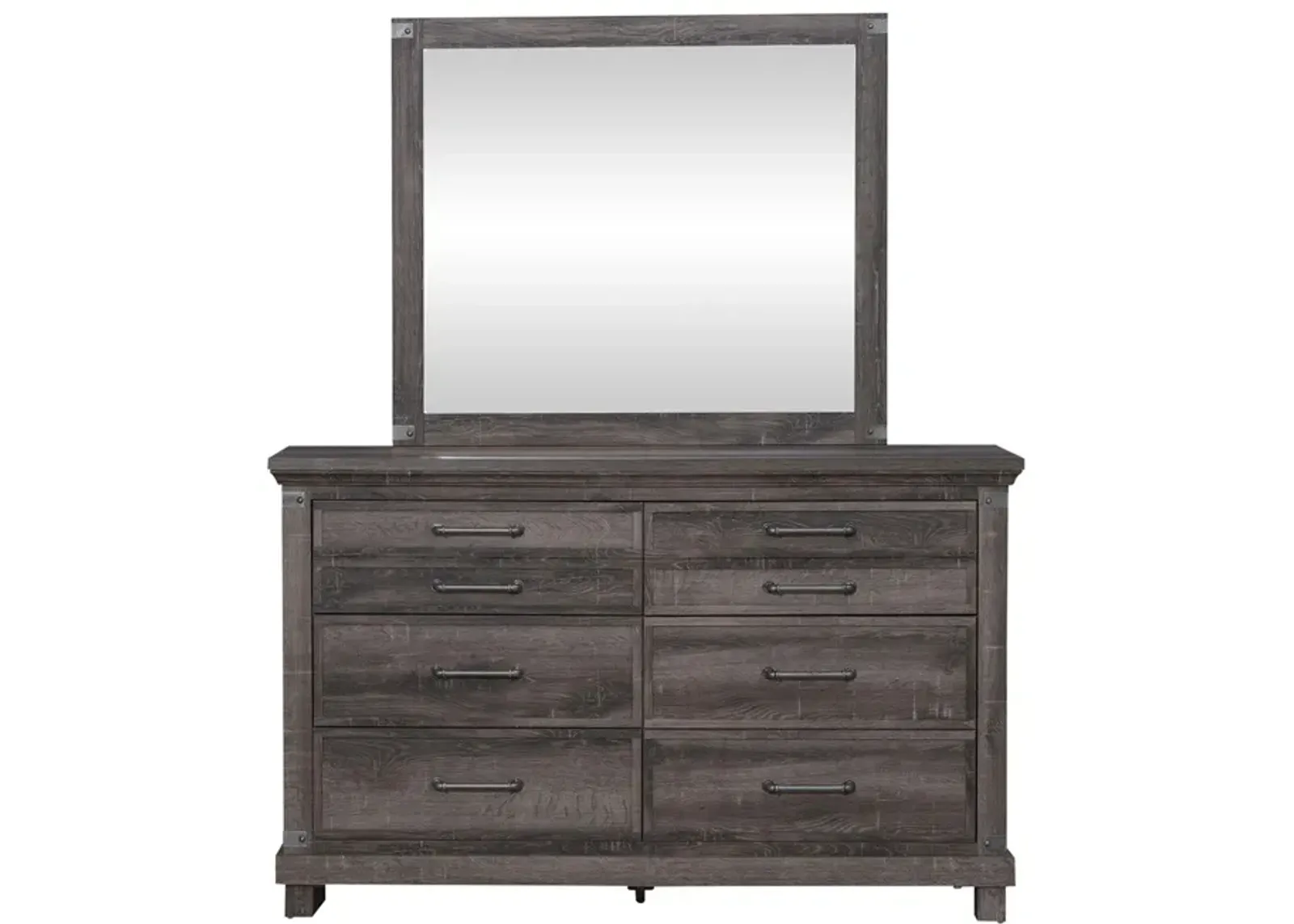 Liberty Furniture Lakeside Haven Brownstone Dresser & Mirror