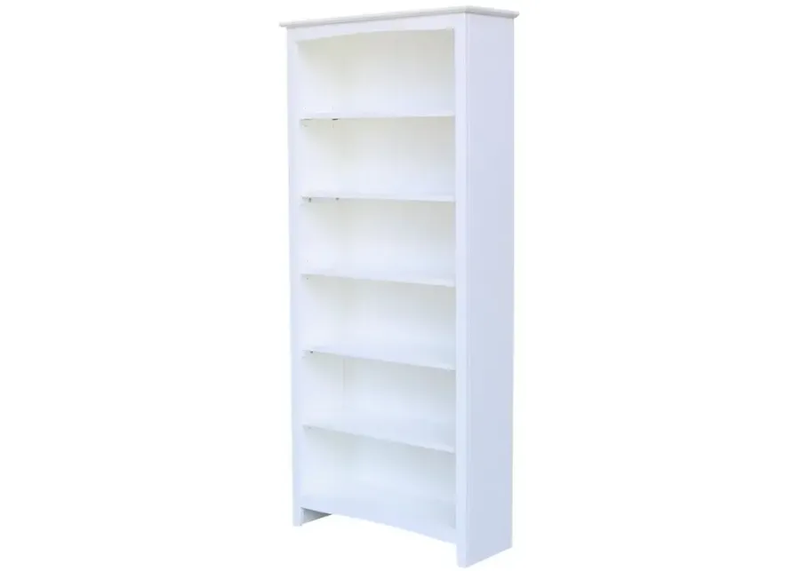 HAMPTON 72 INCH SHAKER BOOKCASE