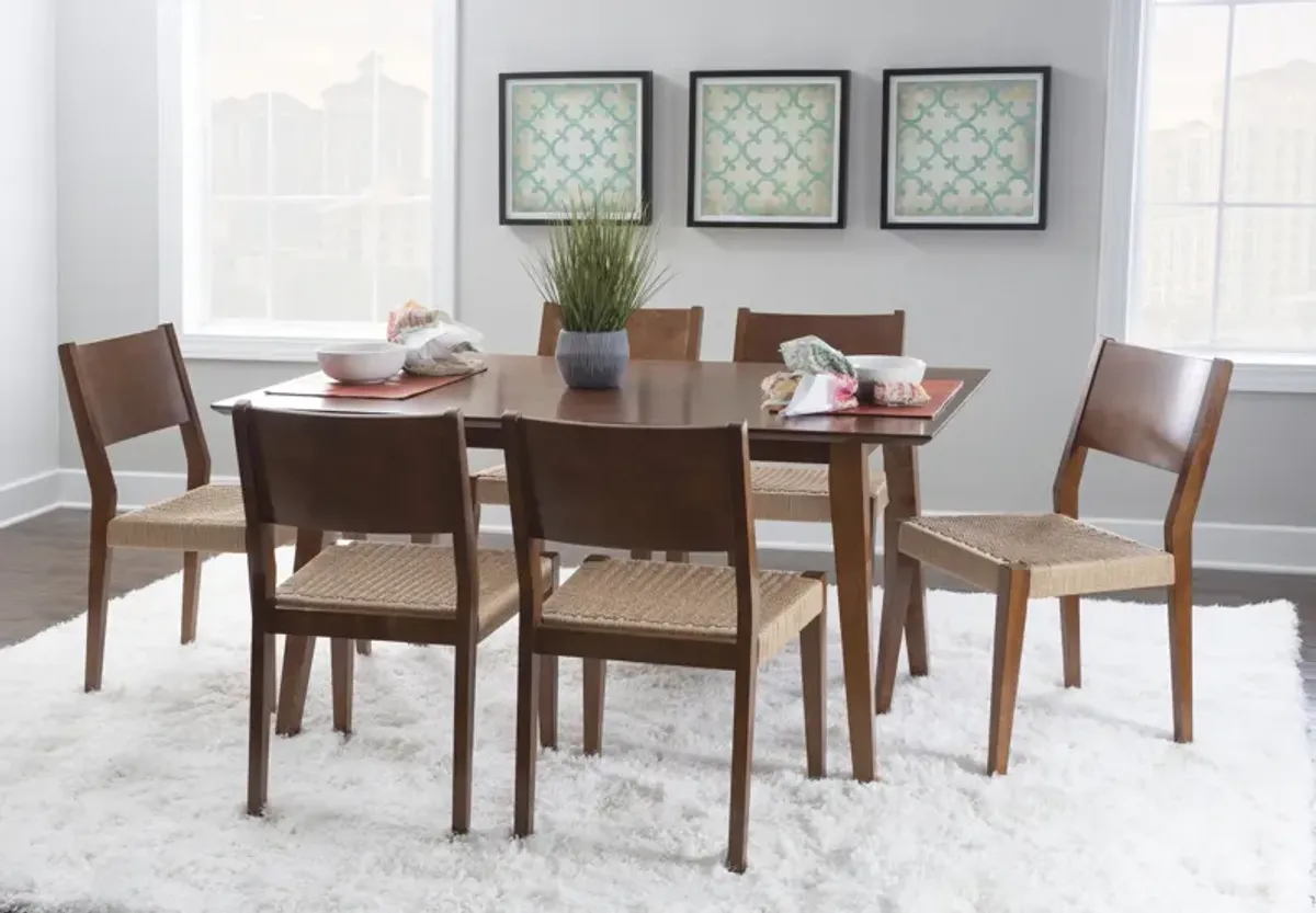 Powell Cadence 7-Piece Dining Set Brown