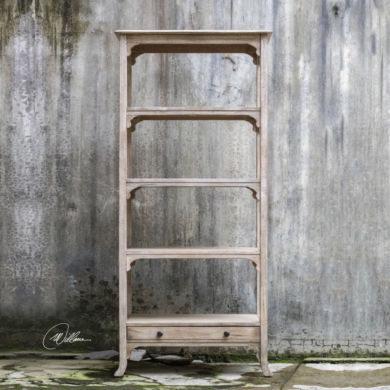 BRIDGELY ETAGERE BOOKCASE