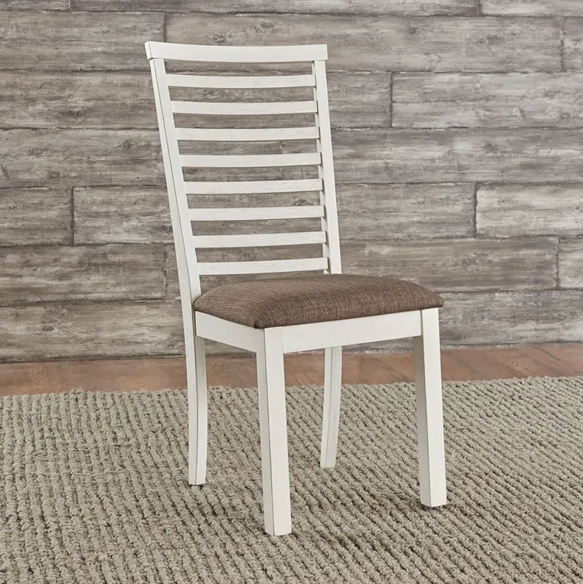 Liberty Furniture Brook Bay Carbon Grey/Textured White Side Chair