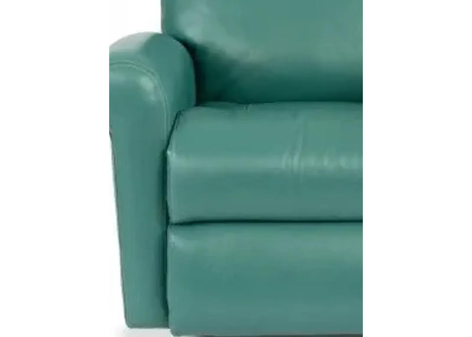 DAVIS MALACHITE ROCKING LEATHER MANUAL RECLINER