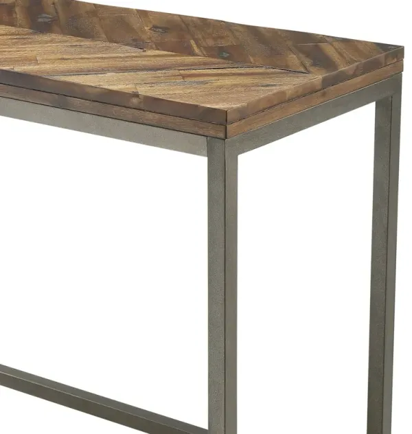 Steve Silver Lorenza Sofa Table In Natural Honey