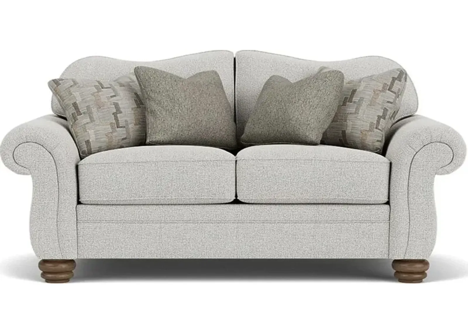 Flexsteel Bexley Silver Glacier Loveseat