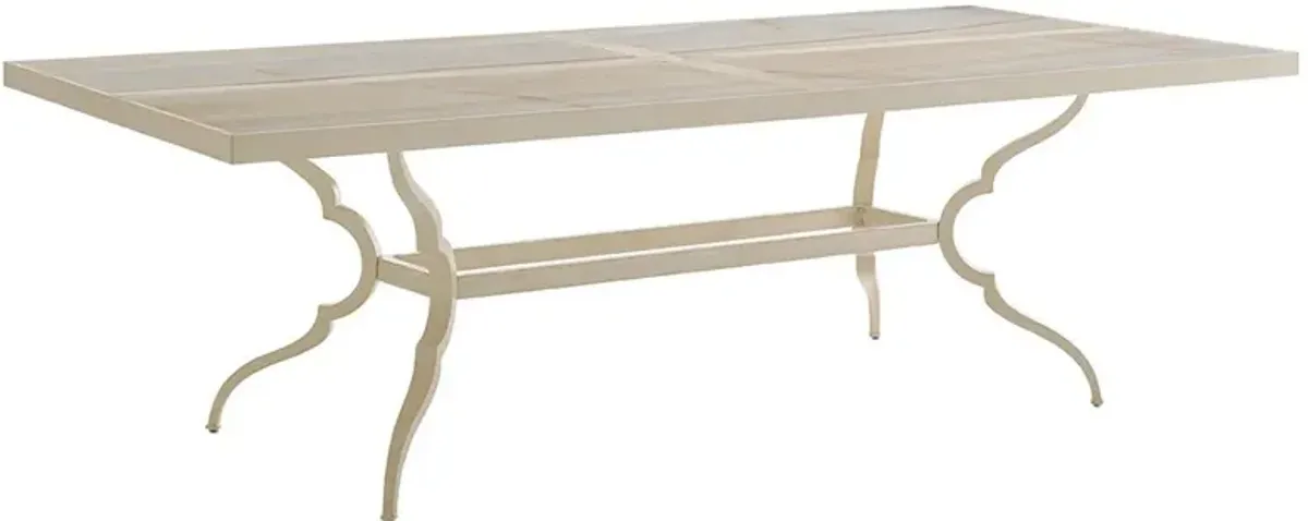 Tommy Bahama Outdoor by Lexington Misty Garden Dining Table with Porcelain Top