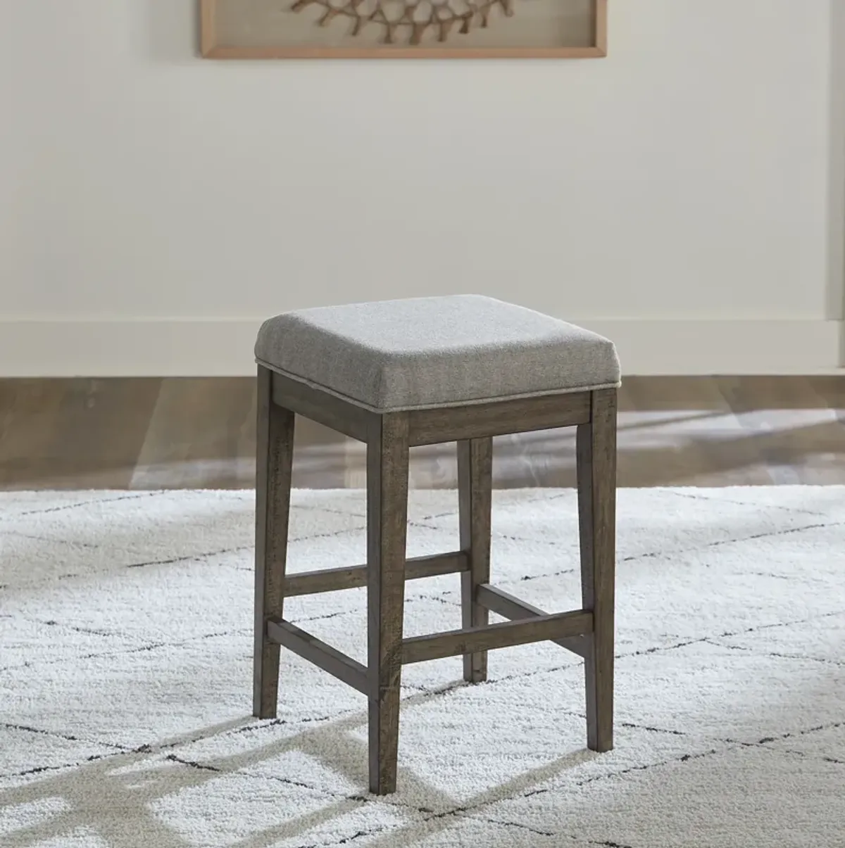 Liberty Furniture Arrowcreek Grey Taupe/Weathered Stone Counter Stool