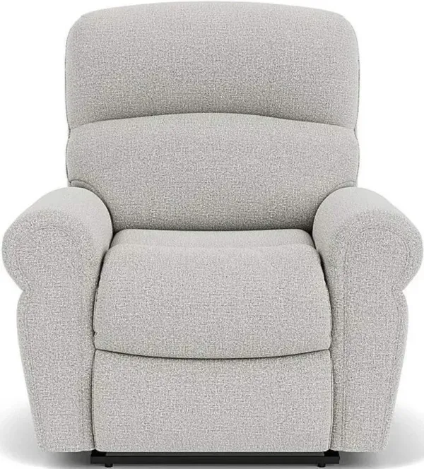 Flexsteel Langston Silver Glacier Manual Recliner