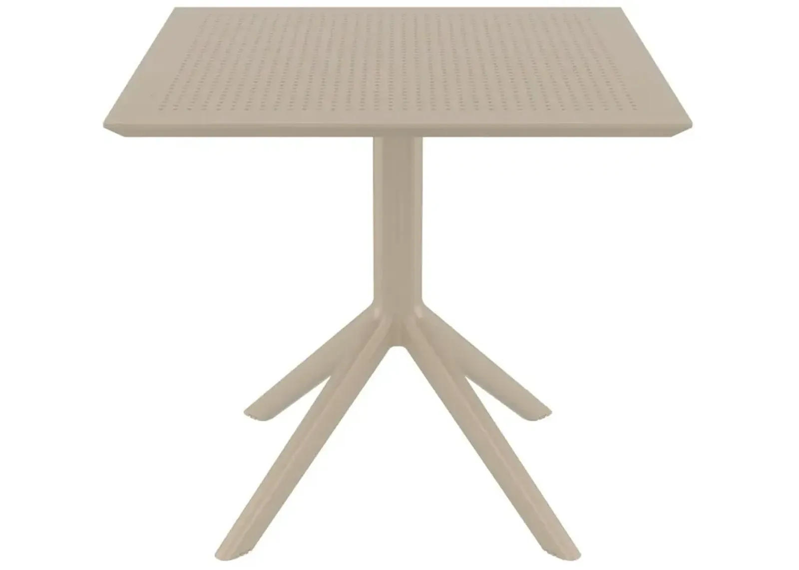 31 Inch Outdoor Sky Square Dining Table Taupe