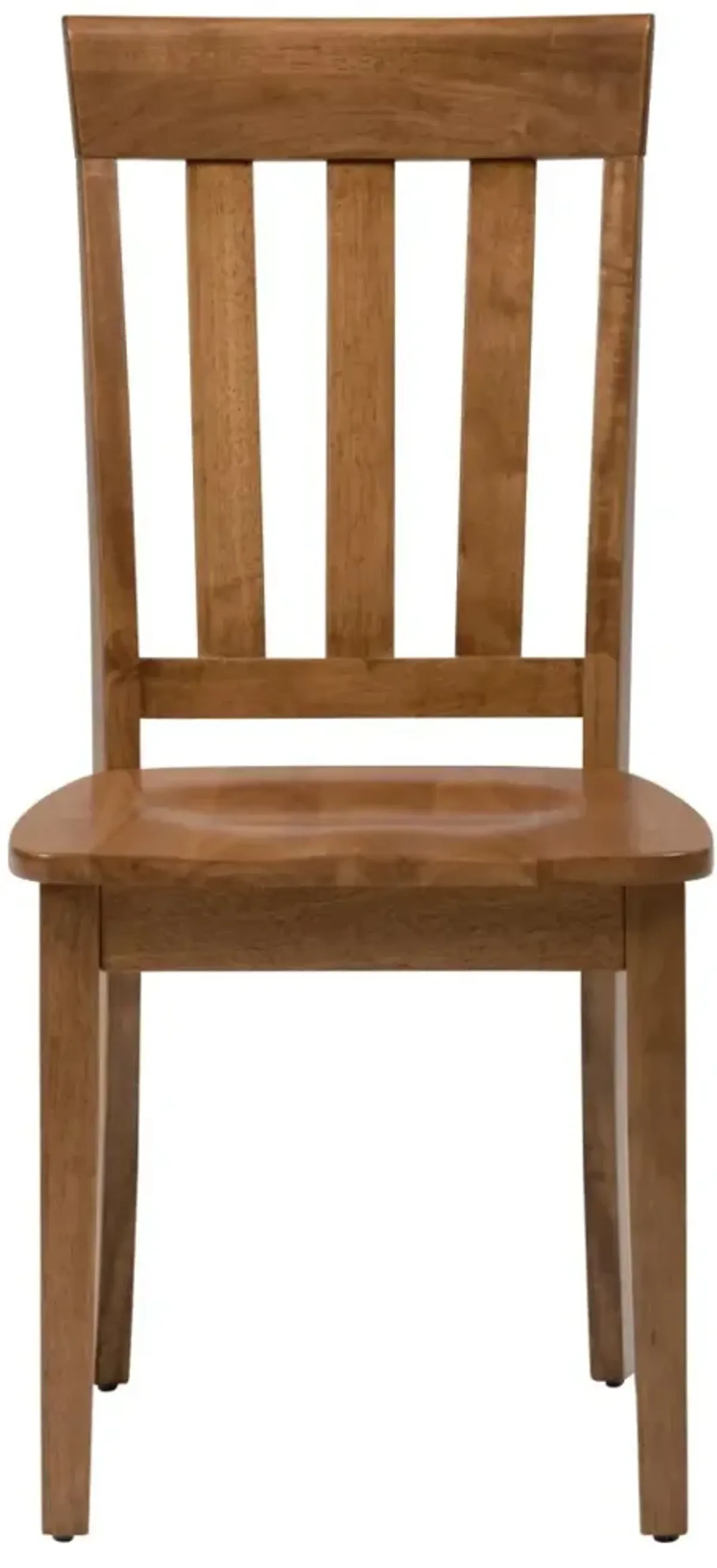 Jofran Simplicity Slatback Chair Honey