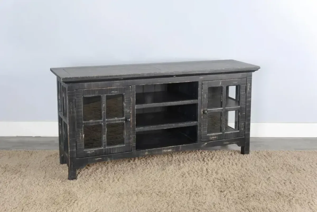 Sunny Designs Marina Black Sand TV Stand Console