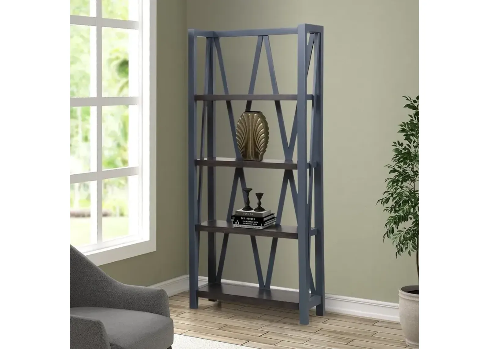 ETAGERE BOOKCASE DENIM AMERICANA MODERN