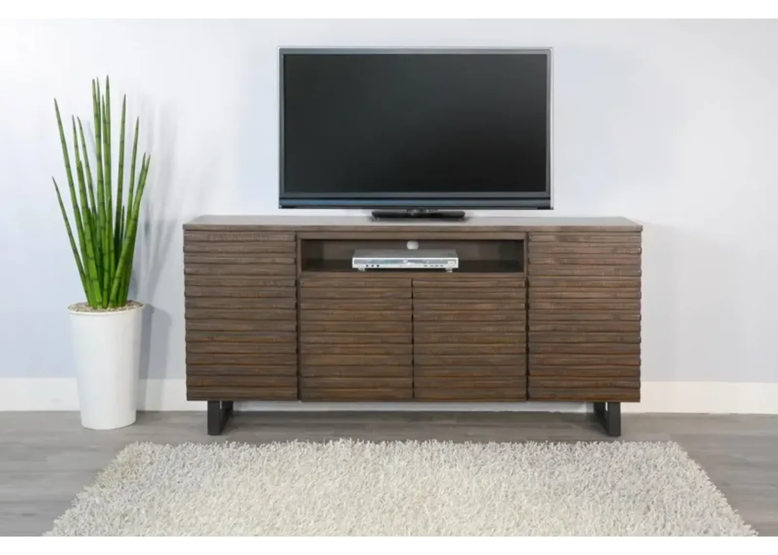 Sunny Designs Tobacco Leaf 72 Inch Media TV Stand Console