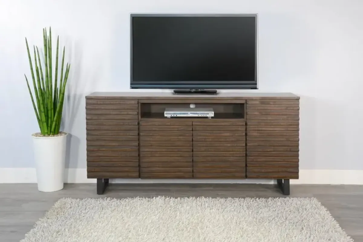 Sunny Designs Tobacco Leaf 72 Inch Media TV Stand Console