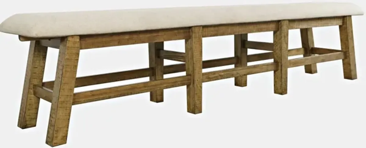 Jofran Telluride 85Inch Dining Bench Gold