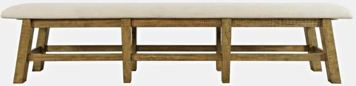 Jofran Telluride 85Inch Dining Bench Gold