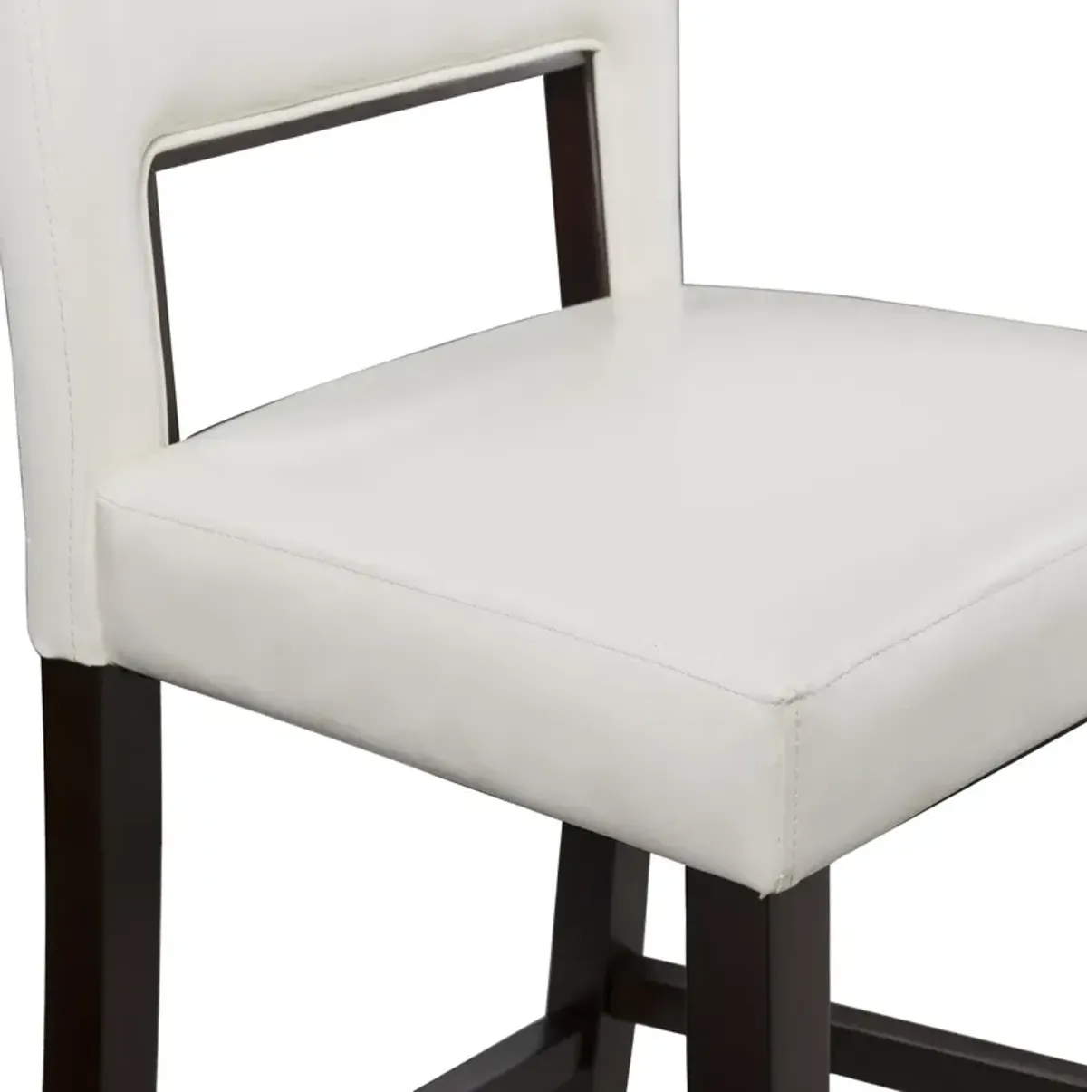 Linon 24 Inch Vega Counter Stool White