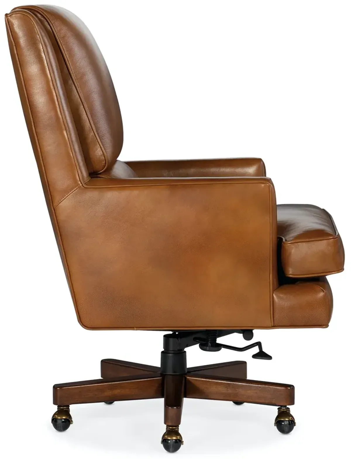 Hooker Furniture Voyage Cedar Wright Executive Swivel Tilt Leather Office Chair