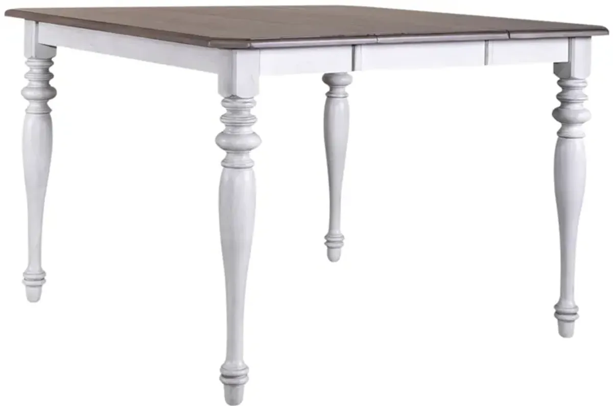 Liberty Furniture Ocean Isle 5-Piece Antique White Casual Dining Gathering Table Set